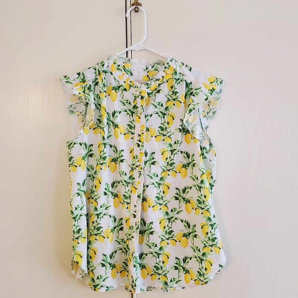 LOFT lemon top